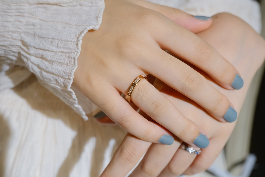 [Marins]LOVE RING 2.65MM DIAMOND