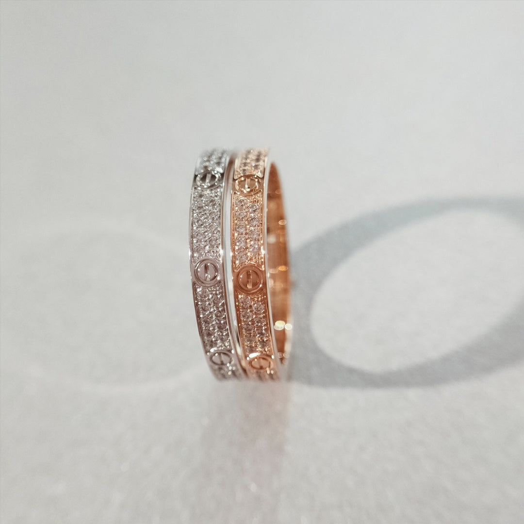 [Marins]LOVE RING 2.65MM DIAMOND