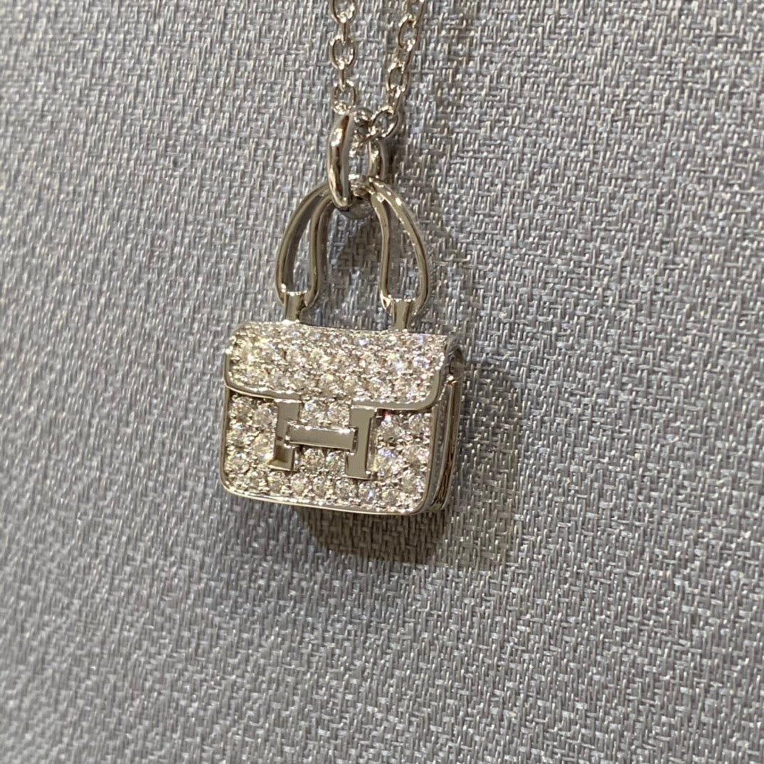 [Marins]CONSTANCE PEDANT DIAMOND NECKLACE