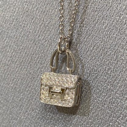 [Marins]CONSTANCE PEDANT DIAMOND NECKLACE