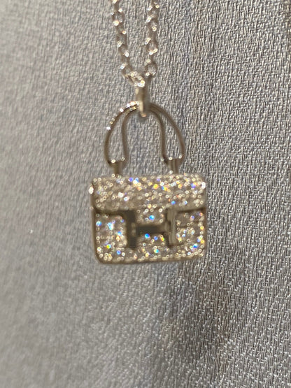 [Marins]CONSTANCE PEDANT DIAMOND NECKLACE