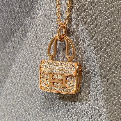 [Marins]CONSTANCE PEDANT DIAMOND NECKLACE