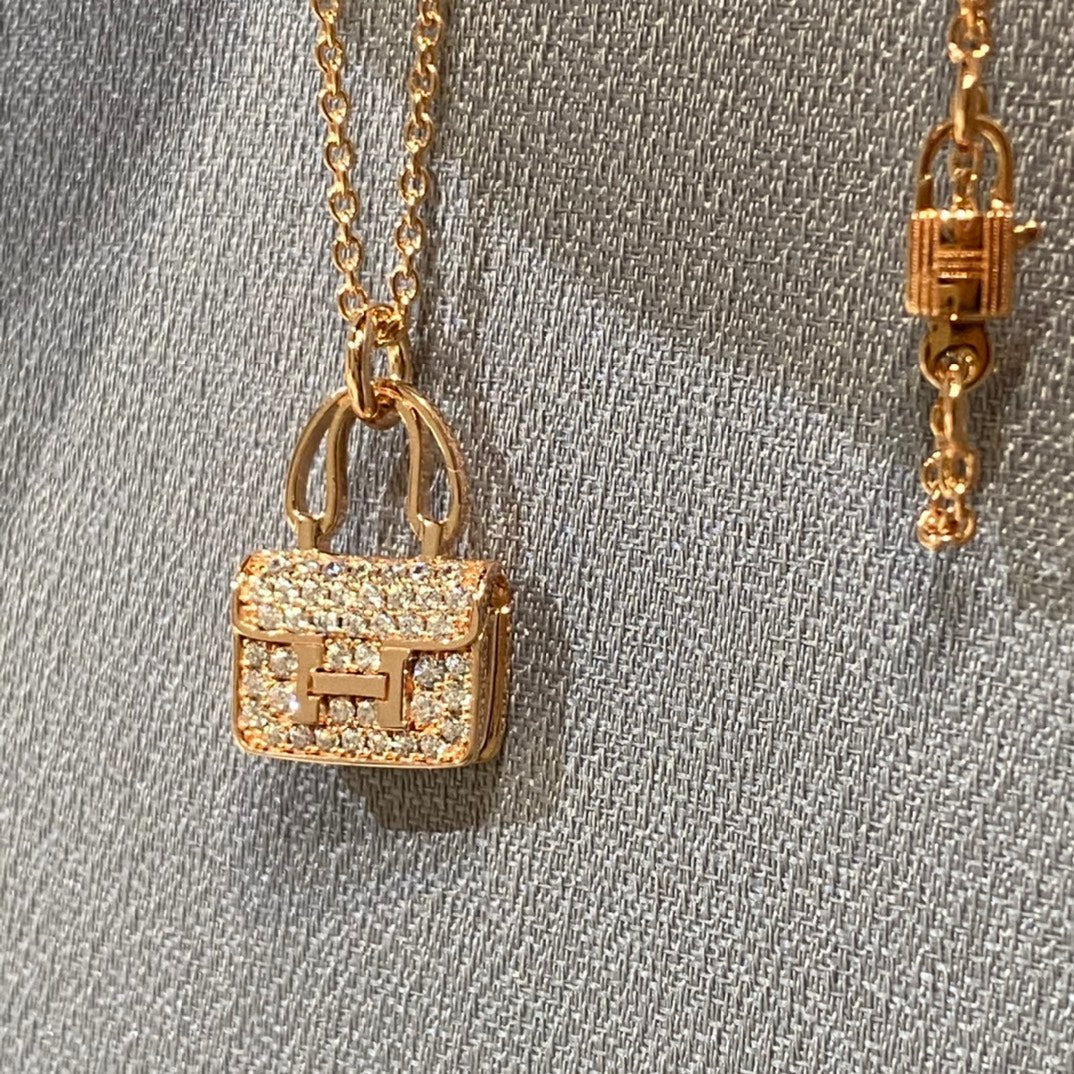 [Marins]CONSTANCE PEDANT DIAMOND NECKLACE