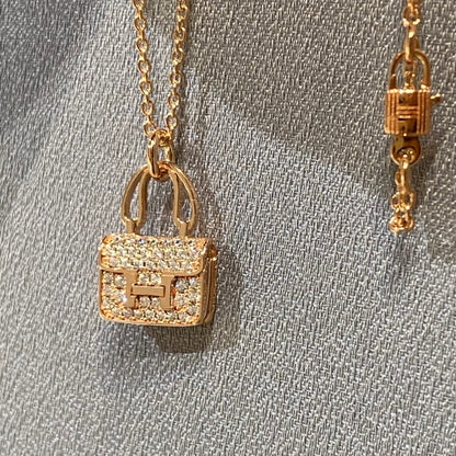 [Marins]CONSTANCE PEDANT DIAMOND NECKLACE
