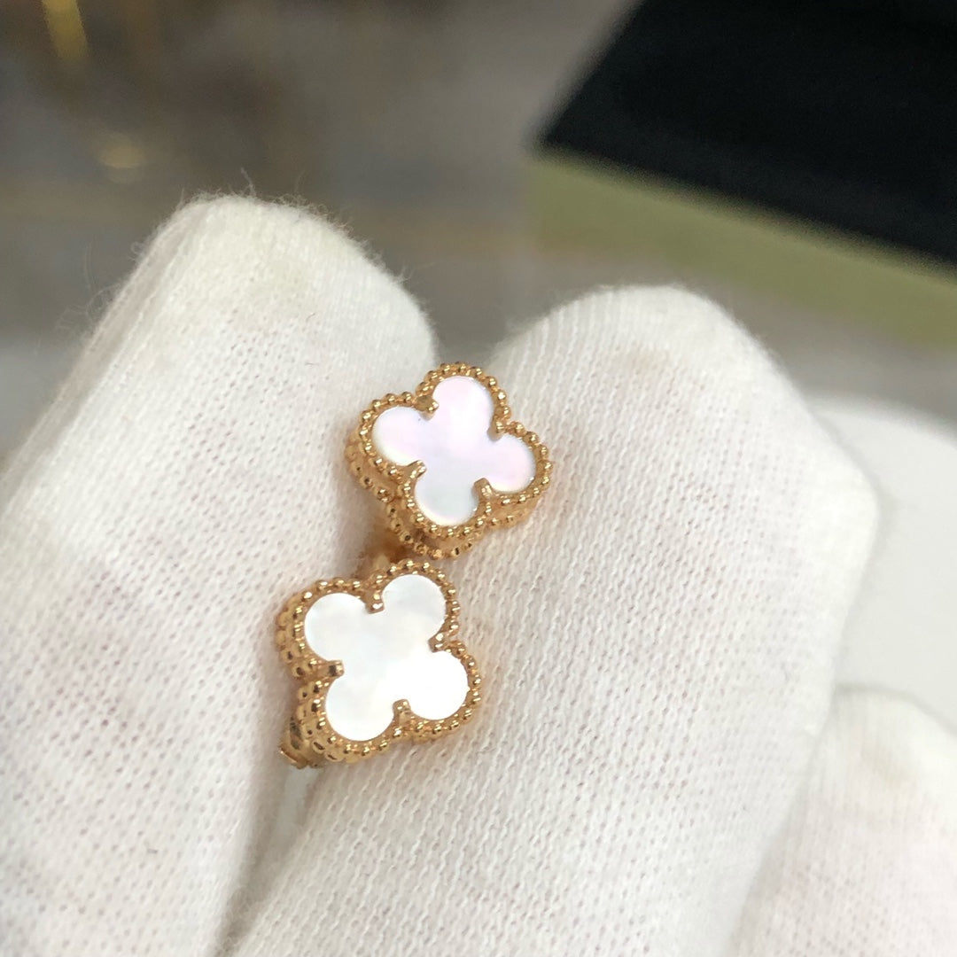 [Marins]CLOVER MINI GOLD EARRINGS