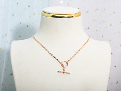 [Marins]ECHAPPEE NECKLACE PINK GOLD