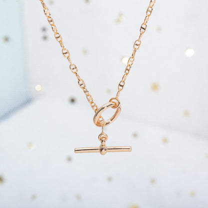 [Marins]ECHAPPEE NECKLACE PINK GOLD
