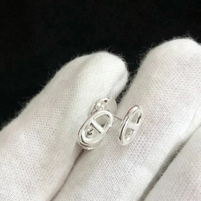 [Marins]CHAINE SMALL EARRINGS GOLD AND SILVER