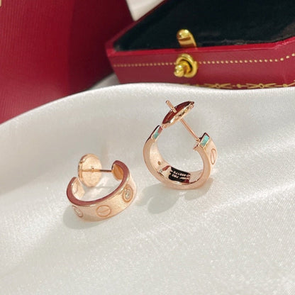 [Marins]LOVE EARRINGS 5.7MM 2 DIAMONDS