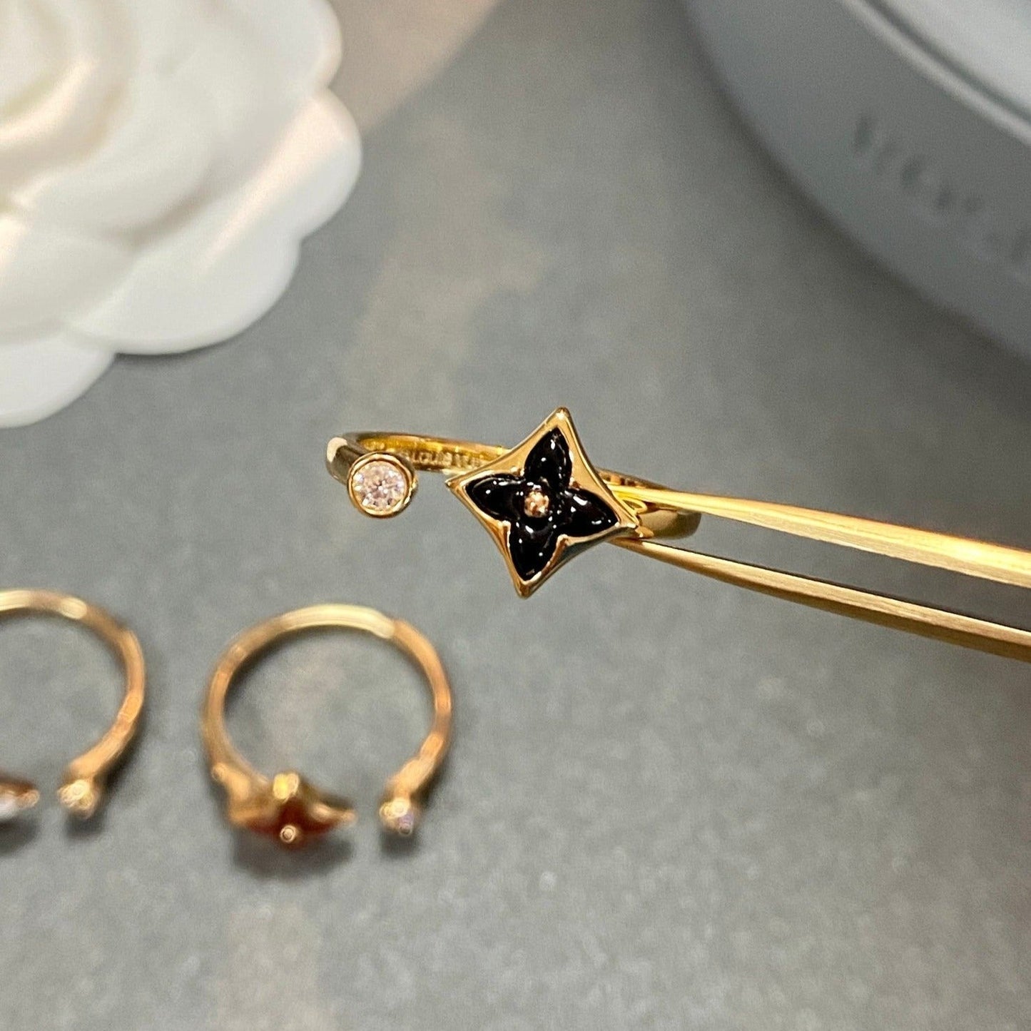 [Marins]STAR 1 DIAMOND OPEN RING