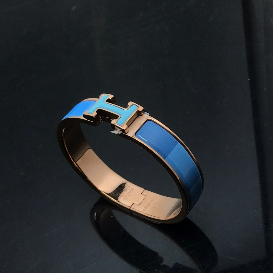 [Marins]H BRACELET BLUE RAINBOW CERAMIC