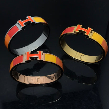 [Marins]H BRACELET ORANGE RAINBOW CERAMIC