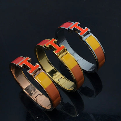[Marins]H BRACELET ORANGE RAINBOW CERAMIC