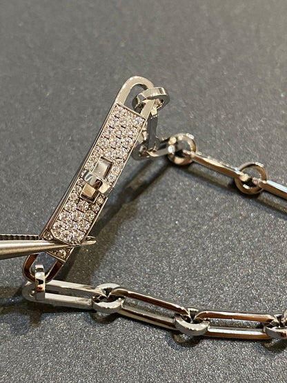 [Marins]CHAINE BRACELET SMALL MODEL DIAMOND
