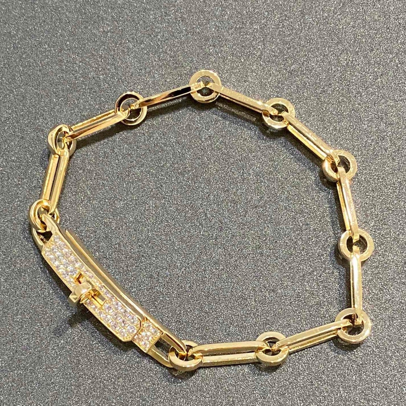 [Marins]CHAINE BRACELET SMALL MODEL DIAMOND
