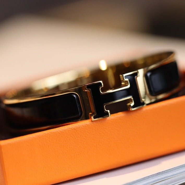 [Marins]H BRACELET 12MM GOLD