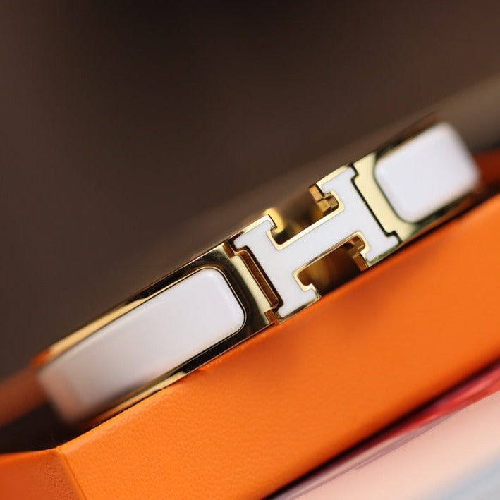 [Marins]H BRACELET 12MM GOLD