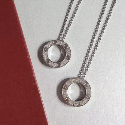 [Marins]LOVE NECKLACE ADJUSTABLE SILVER