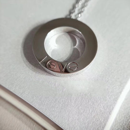 [Marins]LOVE NECKLACE ADJUSTABLE SILVER