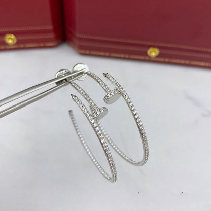 [Marins]JUSTE EARRINGS FULL DIAMONDS 1.8MM