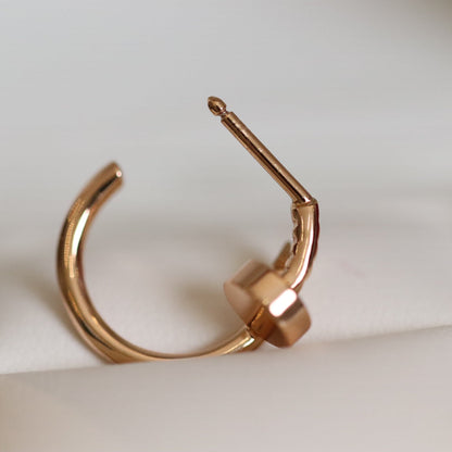 [Marins]JUSTE EARRINGS PINK GOLD