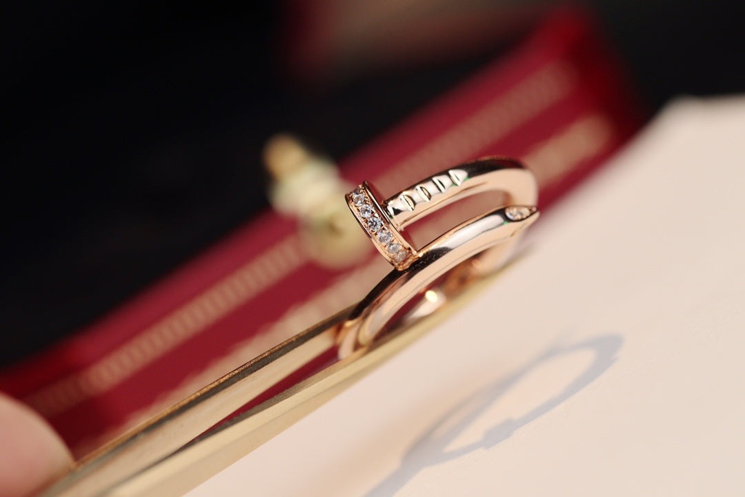 [Marins]JUSTE RING 2.65MM PINK GOLD DIAMOND