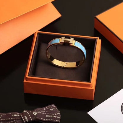 [Marins]H CLOUD BLUE BRACELET GOLD DIAMOND