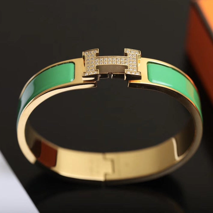 [Marins]H BRACELET GOLD DIAMOND