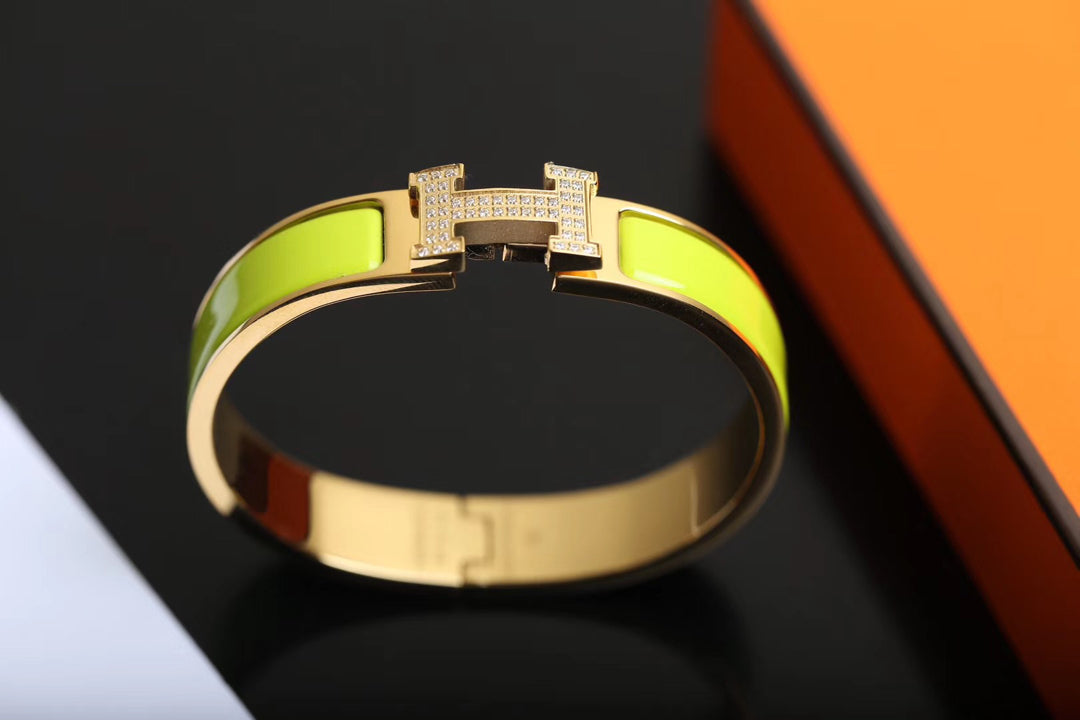[Marins]H BRACELET GOLD DIAMOND