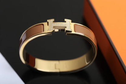 [Marins]H BRACELET GOLD DIAMOND