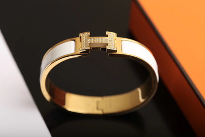 [Marins]H BRACELET GOLD DIAMOND