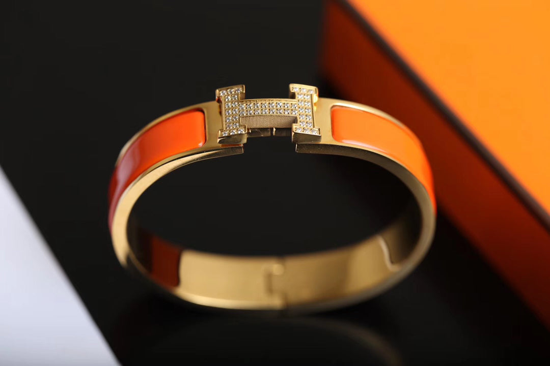 [Marins]H BRACELET GOLD DIAMOND