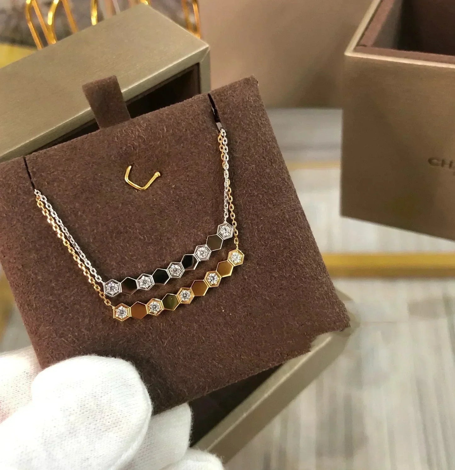 [Marins]BEE LOVE NECKLACE DIAMOND