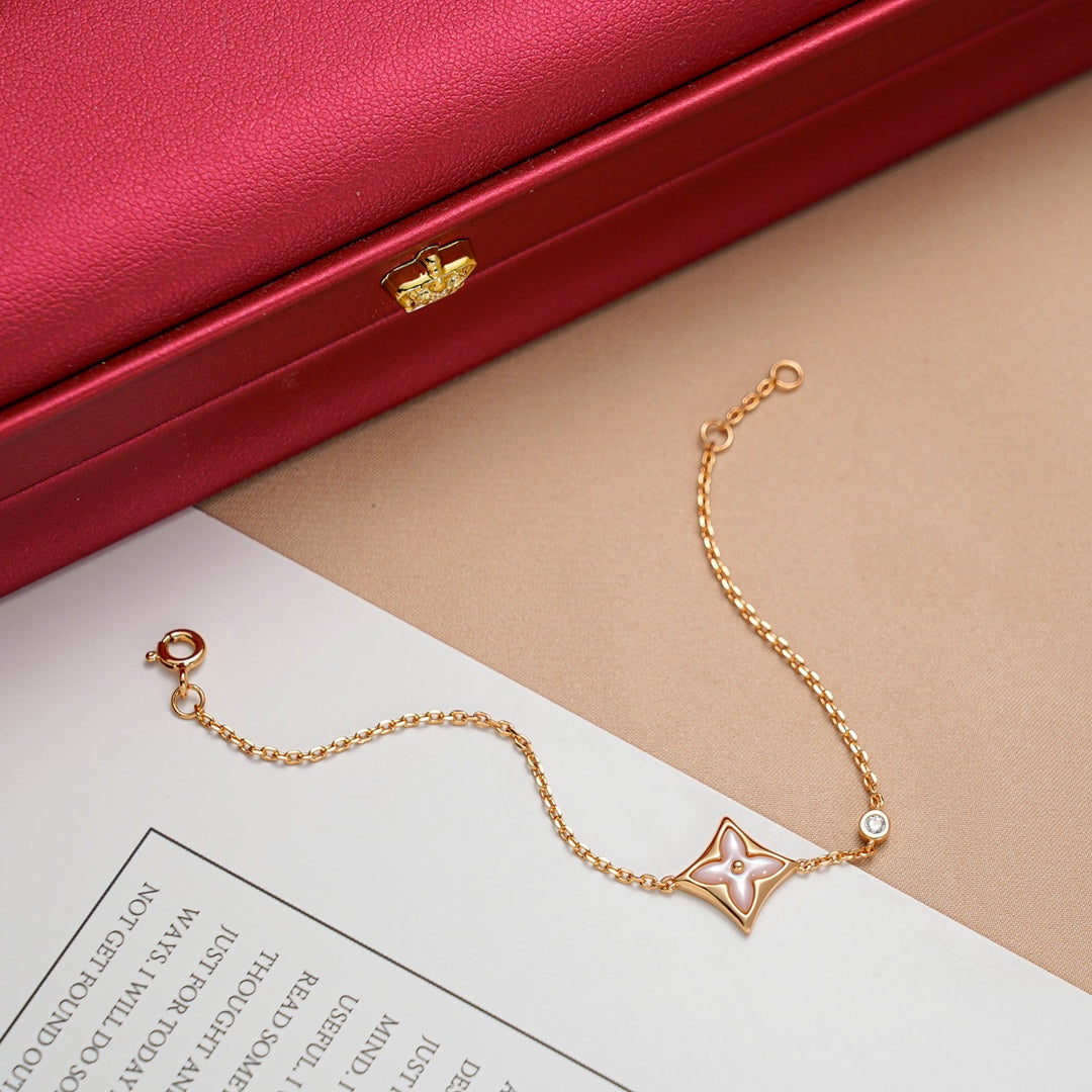 [Marins]STAR 1 DIAMOND PINK GOLD BRACELET