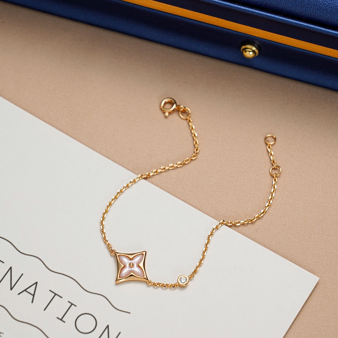 [Marins]STAR 1 DIAMOND PINK GOLD BRACELET