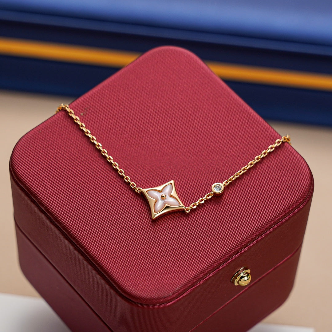[Marins]STAR 1 DIAMOND PINK GOLD BRACELET