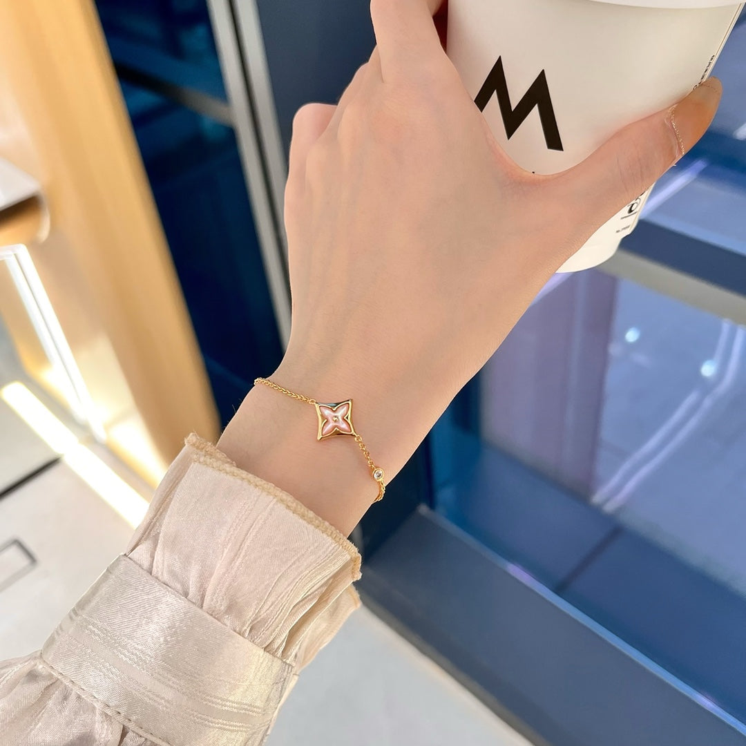 [Marins]STAR 1 DIAMOND PINK GOLD BRACELET
