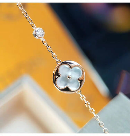 [Marins]SUN MOP GOLD 1 DIAMOND NECKLACE