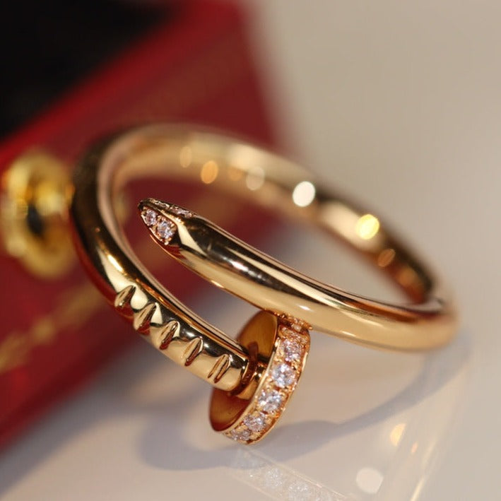[Marins]JUSTE RING 2.65MM GOLD DIAMOND