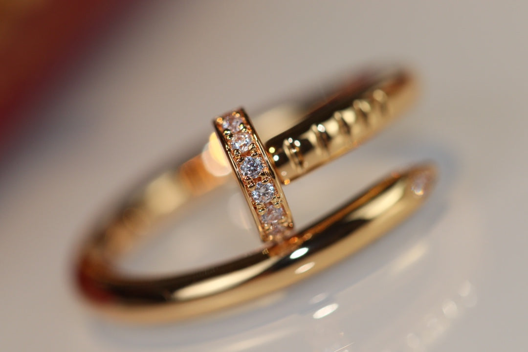 [Marins]JUSTE RING 2.65MM GOLD DIAMOND