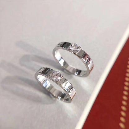 [Marins]LOVE RING 3.6MM 1 BIG DIAMOND