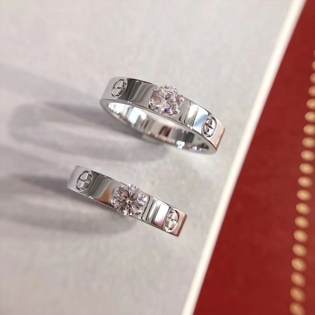 [Marins]LOVE RING 3.6MM 1 BIG DIAMOND