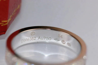[Marins]LOVE RING 3.6MM DIAMOND PAVED