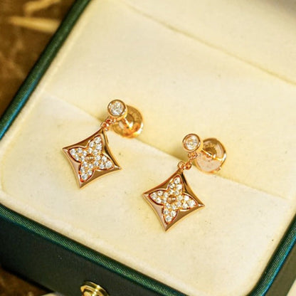 [Marins]STAR DIAMONDS EARRINGS GOLD