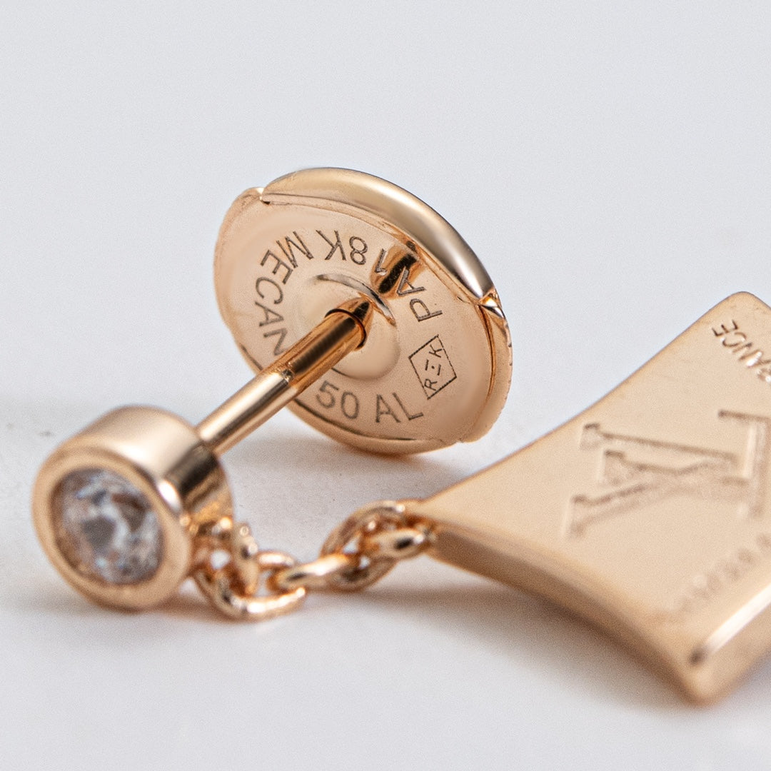 [Marins]STAR DIAMONDS EARRINGS GOLD