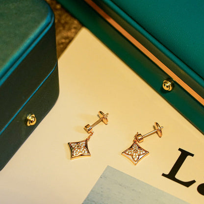 [Marins]STAR DIAMONDS EARRINGS GOLD