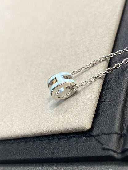 [Marins]POP H LIGHT BLUE NECKLACE