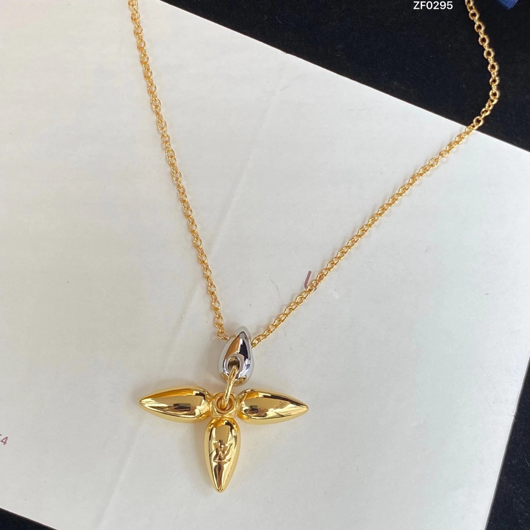 [Marins]LOUISETTE PEDANT GOLD NECKLACE