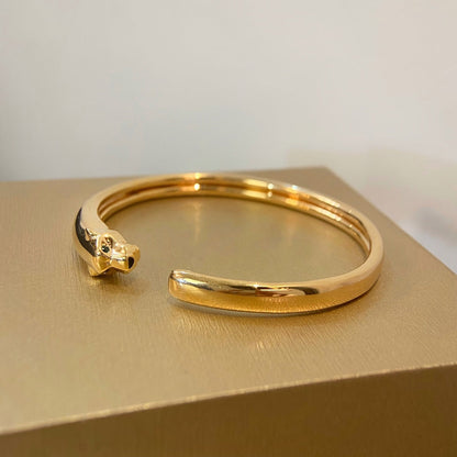 [Marins]PANTHERE GOLD OPEN BRACELET