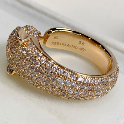 [Marins]PANTHERE PINK GOLD DIAMOND RING